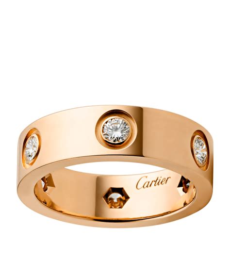 cartier rose gold love ring|18k rose gold diamond solitaire.